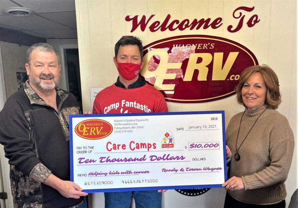 Dealership Wins $10,000 Dollars - Donates Back to Care Camps