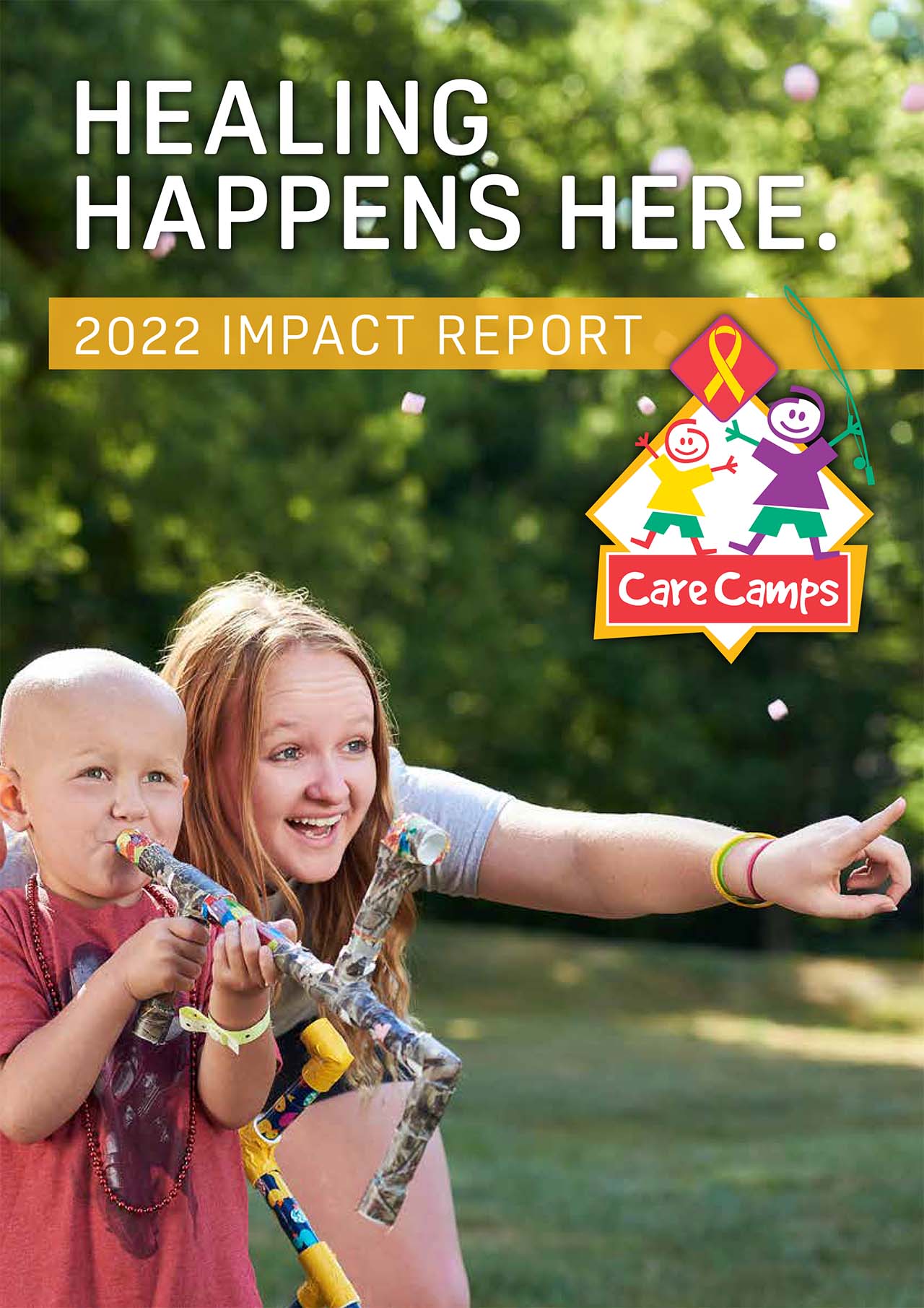2022 Care Camps Annual Report Cover