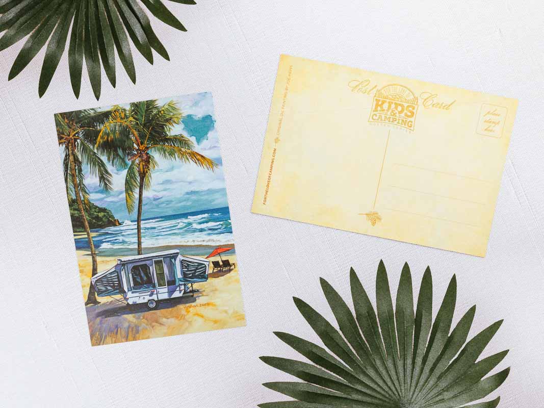 Single Postcard - Sandy Beaches