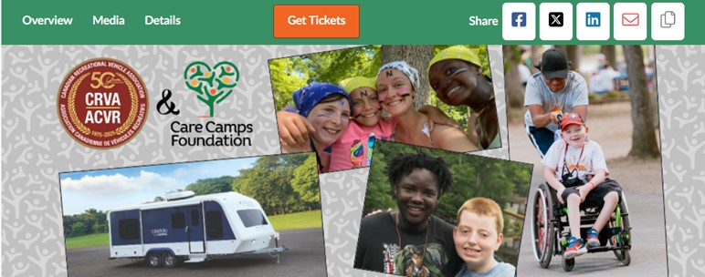 CRVA-Care-Camps - Care Camps Foundation CRVA received a corporate “We Care” Award from the Care Camps Foundation.