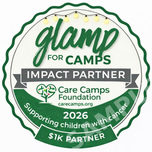 Glamp For Camps Impact Partner Badge