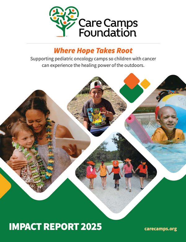 Cover of the 2025 Care Camps Impact Report