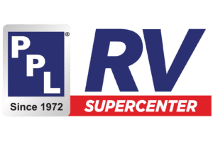 PRV Supercenter logo: blue square with white 'PL' monogram, 'Since 1972' text, large 'PRV' and red 'SUPERCENTRE' banner.