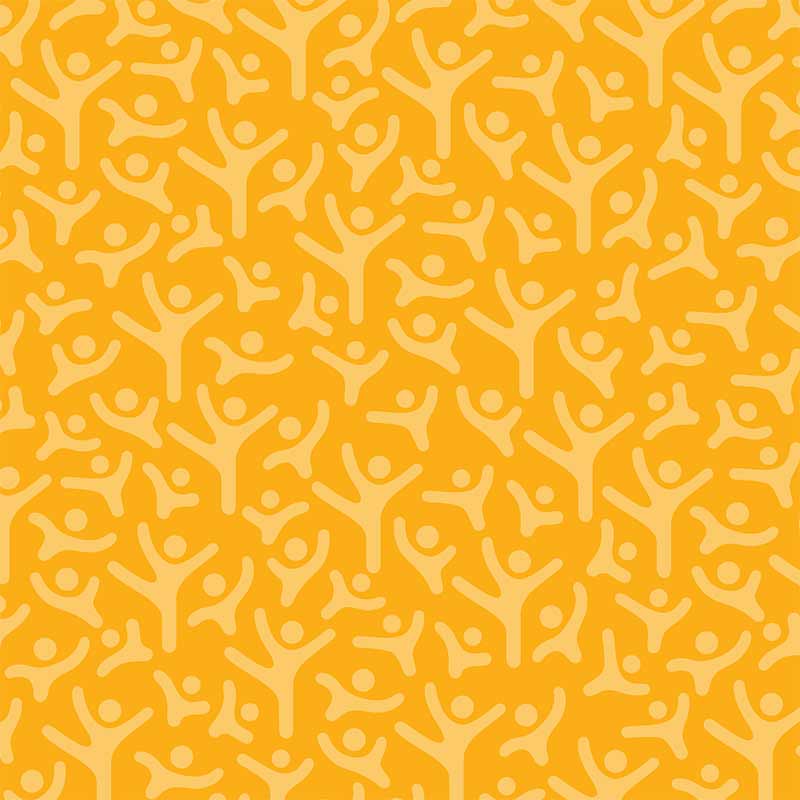 Care Camps Foundation Logo Icon Background in gold