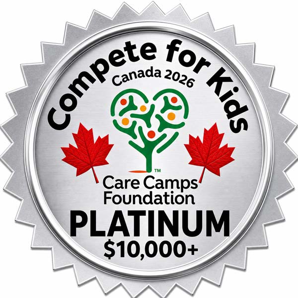 Compete for Kids Canada Badge - Platinum Level ($10,000+)