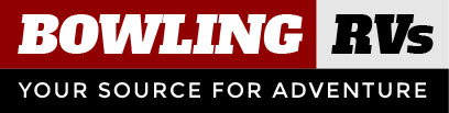 Logo - Bowling RVs with a tagline of "Your Source for Adventure"