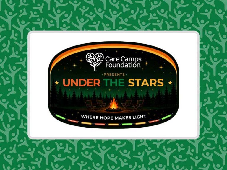 Under the Stars event logo set against a green stylized background